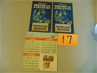 Mobil Gas 1939 Phillies Scorecard (2)