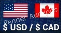 American Buyers Price in Canadian Dollars