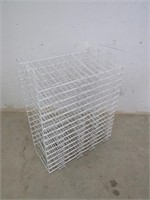 White Metal Organizer