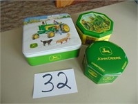 3 John Deere Tins