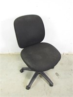 Black Armless Office Chair