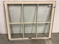 Vintage 6 panel Window Pane