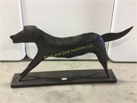 Sheet Metal Art Deco Dog