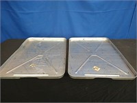 2 Oil Drip Pan Catchers