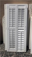 Variety of 7 White Plantation Shutters W5A
