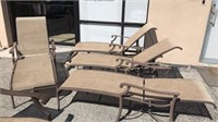 4 Patio Lounge Chairs W12C