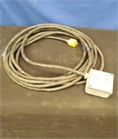 25' Extension Cord with Outlet