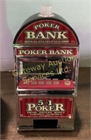 5 in 1 Poker Savings Bank 
Stands Approx 8 in H
