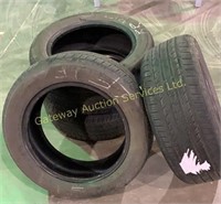 Set of 4 Hancook  Tires Size 215/55R16