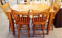 Refractory Table & Six Swivel Chairs
