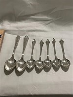 Seven Sterling Silver Spoons