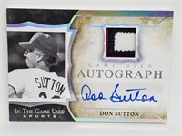 1/2 2020 Leaf Don Sutton Game Used Relic Auto