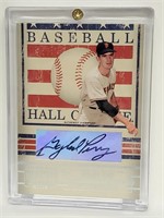 2005 Donruss Signature HOF Gaylord Perry Auto