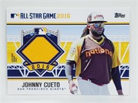 2016 Topps All Star Game Johnny Cueto Relic