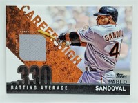 2015 Topps Career High Pablo Sandoval Relic