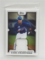 Unopened 2008 Topps Carl Crawford Game Used Relic