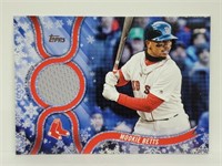 2018 Topps Holiday Mookie Betts Game Used Relic