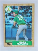 1987 Topps Mark McGwire RC #366