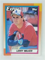 1990 Topps Larry Walker RC #757