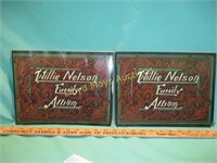 2pc Willie Nelson Family Album 1990 SC Books