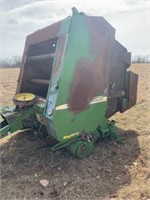 John Deere Baler, Burnt, Salvage Parts