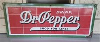 Drink Dr. Pepper Porcelain Sign
