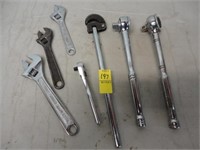 RATCHETS(1/2'' ,1/2'' ,3/8'') & CRESCENT WRENCHES