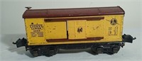 Lionel lines 2655 yellow metal car