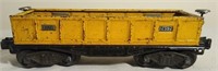 Lionel lines 2652 metal yellow train car