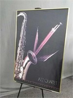 Jazz Quartet Framed Poster