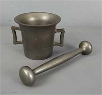 Cast Iron Mortar & Pestle