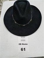 Black Premium Wool Cowboy Hat