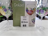 Orchard Set Of 4 Wine Glasses