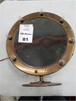 Antiqued Bronze Magnifying Make Up Mirror