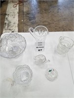 5 Piece Crystal Dishes