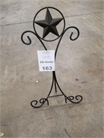 Texas Star Metal Picture Display Stand