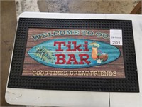 Welcome To Our Tiki Bar Outside Door Mat