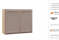 Hampton Assembled 36x30x12 Wall Kitchen Cabinet