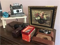 Vintage Polaroid Camera w/Case