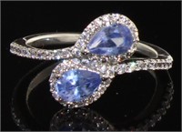 Beautiful 1.50 ct Tanzanite "Forever Us" Ring