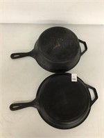 (FINAL SALE) - 2 PIECES SKILLET - WITH STAIN