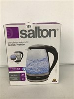 SALTON CORDLESS ELECTRIC GLASS KETTLE