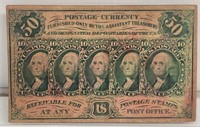 $50.00 Fractional Paper 1862