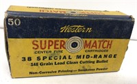 Vintage western super match 38 special