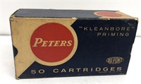 Vintage peters 38 special ammunition advertising