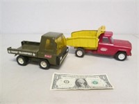 Vintage Pressed Steel Tonka Dump Truck & Buddy