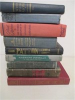 9 Atq/Vintage Hardcover Books - Patton, Paul