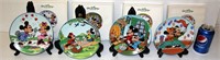 Disney 4 Seasons of Love Plate Set Mickey Minnie