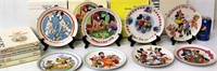9 Disney Mother's Day Plates 1974-82