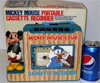 Mickey Mouse Club Cassette Recorder